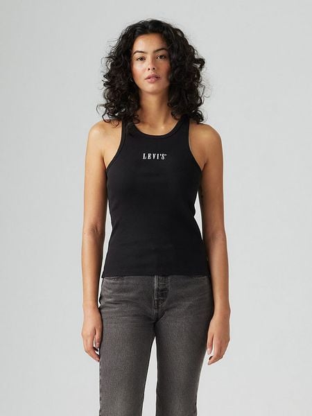 Levi's Top w kolorze czarnym rozmiar: S. Czarne topy sportowe Levi's, s, bez wzorów, z bawełny. Za 61.46 zł.