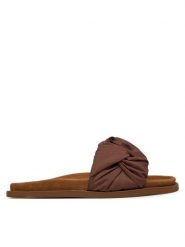 Inuikii Klapki Fjord Flower 1004.003.0122 Brązowy ciemny. Brązowe klapki Inuikii, bez wzorów, z materiału, bez obcasa, bez zapięcia. Za 979.99 zł.