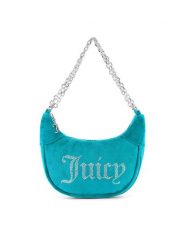 Juicy Couture Torebka BEJXT5461WPO Turkusowy. Niebieskie torebki klasyczne Juicy Couture, bez wzorów, z materiału, bez dodatków. Za 259.99 zł.