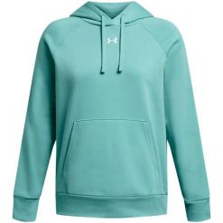 Bluza Z Kapturem Damska Polar Rival. Zielone bluzy z polaru Under Armour, l, bez wzorów, z polaru. Za 336.99 zł.