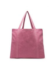 DeeZee Torebka LA482-2393 Różowy. Czerwone shopper bag DeeZee, bez wzorów, z materiału, bez dodatków. Za 79.99 zł.