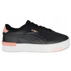 Buty do chodzenia damskie Puma Jola. Czarne buty treningowe Puma, bez wzorów, z materiału, bez zapięcia, tenisowe. Za 194.50 zł.