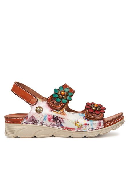 Laura Vita Sandały Dorry 16 Miedziany. Brązowe sandały LAURA VITA, bez wzorów, ze skóry, bez obcasa, na płaskiej podeszwie, bez zapięcia. Za 219.99 zł.