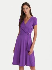 Lauren Ralph Lauren Sukienka codzienna 250868161011 Fioletowy Regular Fit. Fioletowe sukienki Lauren Ralph Lauren, na co dzień, bez wzorów, z syntetyku, bez kołnierzyka, bez ramiączek, proste. Za 1,509.00 zł.