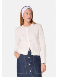 Rodier Kardigan w kolorze kremowym rozmiar: M. Brązowe swetry Rodier, m, bez wzorów, z kaszmiru, klasyczne, bez ramiączek. Za 266.03 zł.