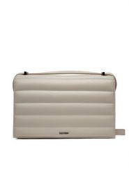 Calvin Klein Torebka Line Quilt Md Conv Shoulder Bag K60K612117 Szary. Szare listonoszki Calvin Klein, bez wzorów, ze skóry, bez dodatków. Za 349.99 zł.