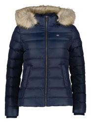 TOMMY JEANS Kurtka puchowa w kolorze niebieskim rozmiar: L. Niebieskie kurtki Tommy Jeans, l, bez wzorów, z jeansu, bez kaptura. Za 691.24 zł.