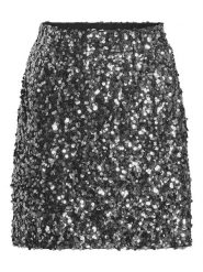 Vila Spódnica "Vifaith" w kolorze srebrnym rozmiar: XS. Szare spódnice Vila, xs, bez wzorów, midi. Za 69.91 zł.