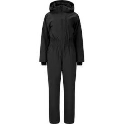 Whistler Kombinezon Louretta W Outdoor W-PRO 15000 – 100% poliester, czarny. Czarne kombinezony WHISTLER, bez wzorów, z poliesteru, bez kołnierzyka, bez ramiączek. Za 517.00 zł.