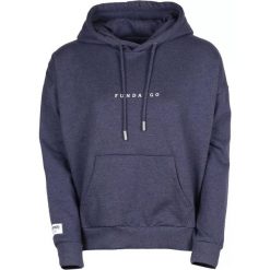 Damska bluza z kapturem Fundango Haley. Niebieskie bluzy FUNDANGO, s, bez wzorów, casualowe, bez ramiączek, z kapturem. Za 339.90 zł.
