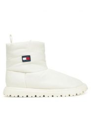 Tommy Jeans Śniegowce Tjw Snow Boot EN0EN02823 Biały. Białe śniegowce Tommy Jeans, bez wzorów, z jeansu, bez zapięcia. Za 409.99 zł.