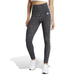 Legginsy fitness damskie ADIDAS. Czarne legginsy adidas, bez wzorów, z bawełny, sportowe. Za 169.99 zł.