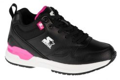 Buty sportowe Sneakersy damskie, Erie. Czarne buty treningowe Starter, bez wzorów, z materiału, bez zapięcia, trekkingowe. Za 199.99 zł.