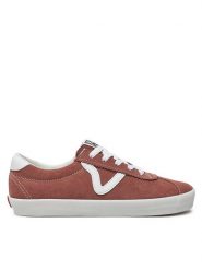 Vans Tenisówki Sport Low VN000D09C9J1 Pomarańczowy. Brązowe trampki sportowe Vans, bez wzorów, ze skóry, bez zapięcia, tenisowe. Za 219.99 zł.