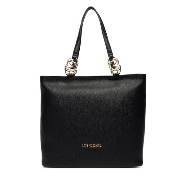 Torebka LOVE MOSCHINO. Czarne shopper bag Love Moschino, bez wzorów, bez dodatków. Za 1,009.00 zł.
