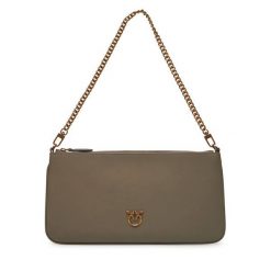 Torebka PINKO. Szare torebki klasyczne Pinko, bez wzorów, klasyczne, bez dodatków. Za 659.99 zł.