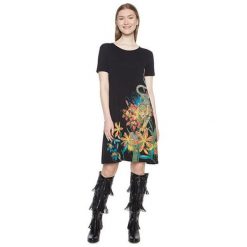 Desigual Kamizelka Agra Negro 18Wwvk09 Sukienka Damska 2000 (Rozmiar M). Sukienki marki Desigual. W wyprzedaży za 160.00 zł.