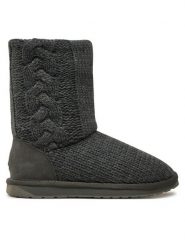 EMU Australia Kapcie Bartle W13142 Szary. Szare kapcie Emu Australia, bez wzorów, z materiału. Za 449.99 zł.