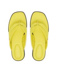 Tommy Hilfiger Japonki FW0FW09216 Żółty. Żółte japonki Tommy Hilfiger, bez wzorów, ze skóry. Za 359.99 zł.
