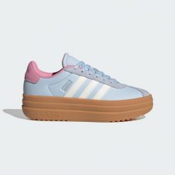 Buty VL Court Bold. Białe buty treningowe adidas, bez wzorów, z gumy, bez zapięcia, tenisowe. Za 279.00 zł.
