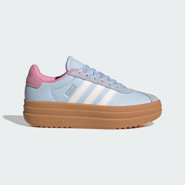 Buty VL Court Bold. Białe buty treningowe adidas, bez wzorów, z gumy, bez zapięcia, tenisowe. Za 279.00 zł.