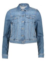 Pepe Jeans Kurtka dżinsowa w kolorze błękitnym rozmiar: XS. Niebieskie kurtki Pepe Jeans, xs, z aplikacjami, z jeansu, bez kaptura. Za 227.85 zł.
