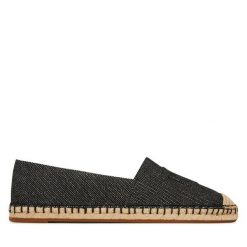 Espadryle LAUREN RALPH LAUREN. Czarne espadryle Lauren Ralph Lauren, bez wzorów, bez obcasa. Za 469.99 zł.