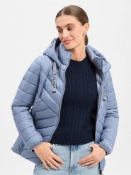 S.Oliver Kurtka pikowana dla kobiet Kobiety niebieski, 36. Niebieskie kurtki S.Oliver, s, bez wzorów, eleganckie, bez kaptura. Za 399.95 zł.
