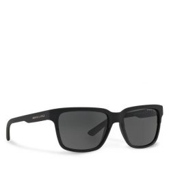 Okulary przeciwsłoneczne Armani Exchange. Czarne okulary przeciwsłoneczne Armani Exchange, bez wzorów. Za 299.99 zł.