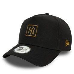 Czapka z daszkiem New Era. Czarne czapki z daszkiem New Era, bez wzorów. Za 109.99 zł.
