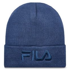 Czapka Fila. Niebieskie czapki zimowe Fila, bez wzorów. Za 119.00 zł.