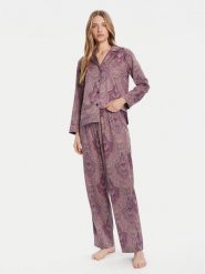 LAUREN RALPH LAUREN Piżama ILN92449 Fioletowy Regular Fit. Fioletowe piżamy Lauren Ralph Lauren, m, bez wzorów, z bawełny, bez kołnierzyka, bez ramiączek. Za 549.99 zł.