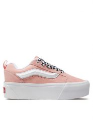 Vans Tenisówki Knu Stack VN000CP6LTP1 Różowy. Czerwone trampki Vans, bez wzorów, z materiału, bez zapięcia. Za 269.99 zł.