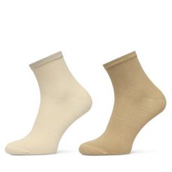 Skarpety krótkie Tommy Hilfiger. Brązowe skarpetki Tommy Hilfiger, bez wzorów. Za 49.99 zł.