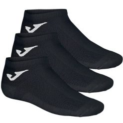 Skarpetki sportowe dla dorosłych Invisible 3PPK Socks. Czarne skarpetki Joma, bez wzorów, z bawełny. Za 29.99 zł.