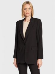 Bruuns Bazaar Marynarka CindySus Frida BBW2548 Czarny Loose Fit. Czarne marynarki i żakiety Bruuns Bazaar, bez wzorów, z wiskozy, bez ramiączek. Za 799.99 zł.
