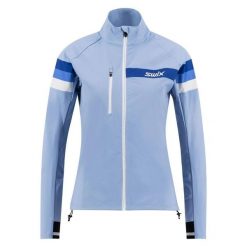 Damska kurtka narciarska Swix Focus. Niebieskie kurtki narciarskie Swix, na zimę, bez wzorów, bez kaptura, narciarskie. Za 614.00 zł.