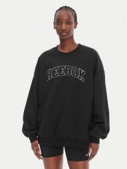 Reebok Bluza Reebok x Ewa Chodakowska Kalina RK25622CCW Czarny Relaxed Fit. Czarne bluzy Reebok, s, bez wzorów, z bawełny, bez ramiączek, bez kaptura. Za 249.99 zł.