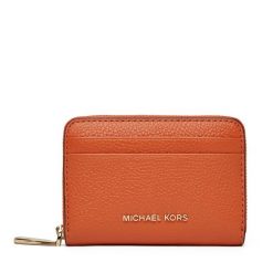 Mały Portfel Damski MICHAEL Michael Kors. Brązowe portfele MICHAEL Michael Kors, bez wzorów. Za 289.99 zł.