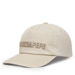 Czapka z daszkiem Patrizia Pepe. Brązowe czapki z daszkiem Patrizia Pepe, bez wzorów. Za 239.99 zł.