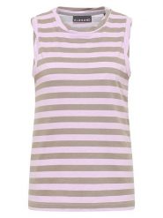 ELBSAND Top "Meevis" w kolorze jasnoróżowo-szarobrązowym rozmiar: XS. Brązowe topy ELBSAND, xs, bez wzorów, z bawełny, bez kołnierzyka, bez ramiączek. Za 82.99 zł.