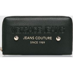 Versace Jeans - Portfel. Czarne portfele Versace Jeans, z jeansu. Za 339.90 zł.