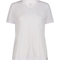 Koszulka sportowa damska CMP 36N7906A001. Białe t-shirty sportowe CMP, uniwersalny, bez wzorów, z materiału, bez ramiączek, trekkingowe. Za 229.99 zł.