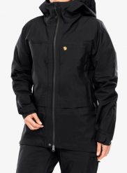 Kurtka z membraną damska Fjallraven Bergtagen GTX Touring Jacket. Czarne kurtki Fjällräven, l, bez wzorów, z gore-texu, bez kaptura. Za 2,737.89 zł.