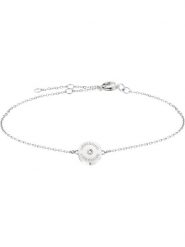 Liebeskind Bransoletka z elementem ozdobnym rozmiar: onesize. Szare bransoletki Liebeskind, z cyrkonią, ze stali. Za 87.19 zł.