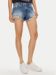 Gina Tricot Szorty jeansowe Galla 18989 Niebieski Regular Fit. Niebieskie szorty Gina Tricot, bez wzorów, z bawełny. Za 129.99 zł.