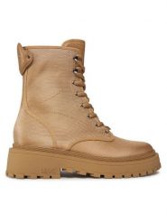 Liu Jo Trapery Rumi 05 SF3071 T0011 Brązowy. Brązowe botki Liu Jo, bez wzorów, z materiału, bez obcasa, bez zapięcia. Za 1,269.00 zł.