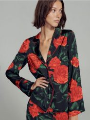 Koszula w kwiaty - wielobarwny. Koszule Reserved, bez wzorów, z tkaniny, bez kołnierzyka, bez ramiączek. W wyprzedaży za 29.99 zł.