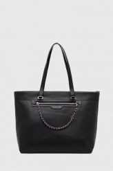 MICHAEL Michael Kors torebka skórzana kolor czarny. Czarne shopper bag MICHAEL Michael Kors, bez wzorów, na ramię, bez dodatków. Za 1,649.90 zł.