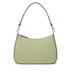 Torebka LAUREN RALPH LAUREN. Zielone torebki klasyczne Lauren Ralph Lauren, bez wzorów, klasyczne, bez dodatków. Za 669.99 zł.